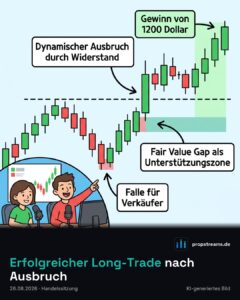 Erfolgreicher Long-Trade nach Ausbruch