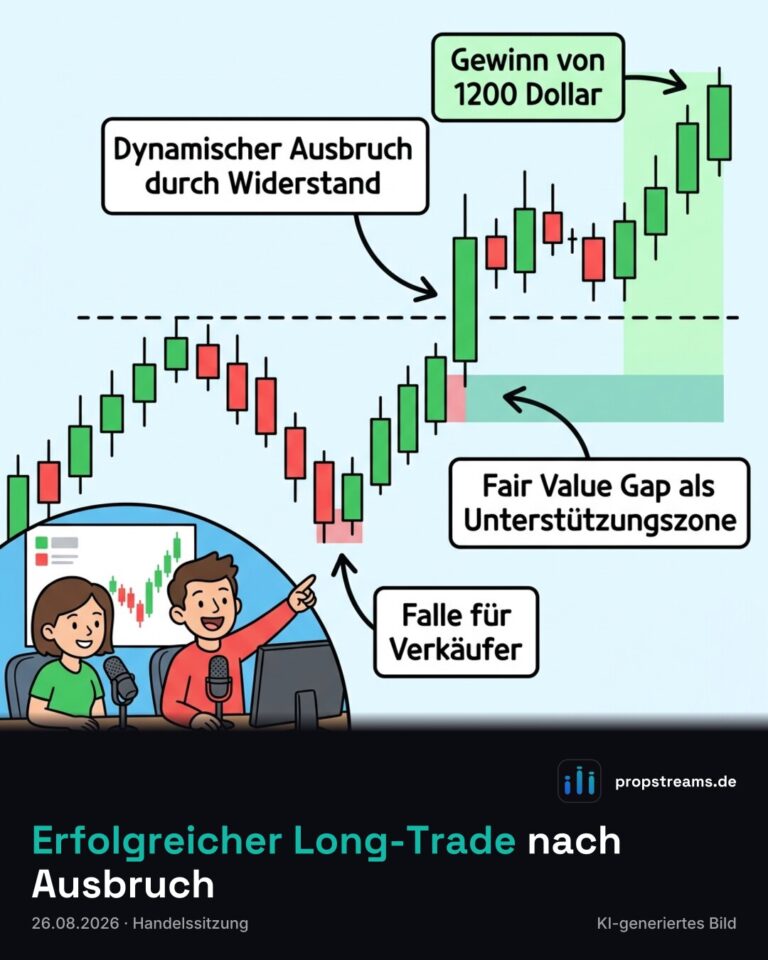 Erfolgreicher Long-Trade nach Ausbruch