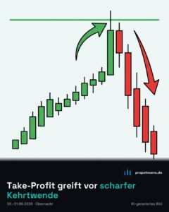 Take-Profit greift vor scharfer Kehrtwende
