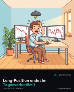 Long-Position endet im Tagesverlustlimit