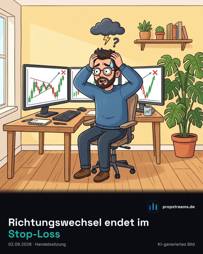 Richtungswechsel endet im Stop-Loss