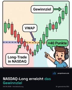 NASDAQ-Long erreicht das Gewinnziel