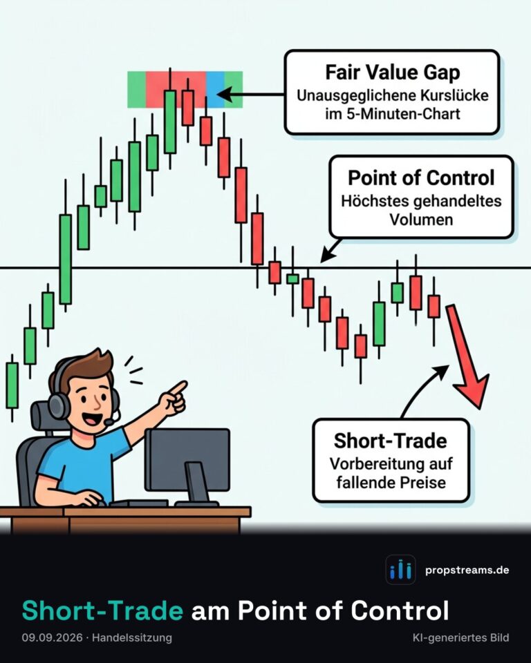 Short-Trade am Point of Control