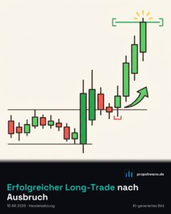 Erfolgreicher Long-Trade nach Ausbruch