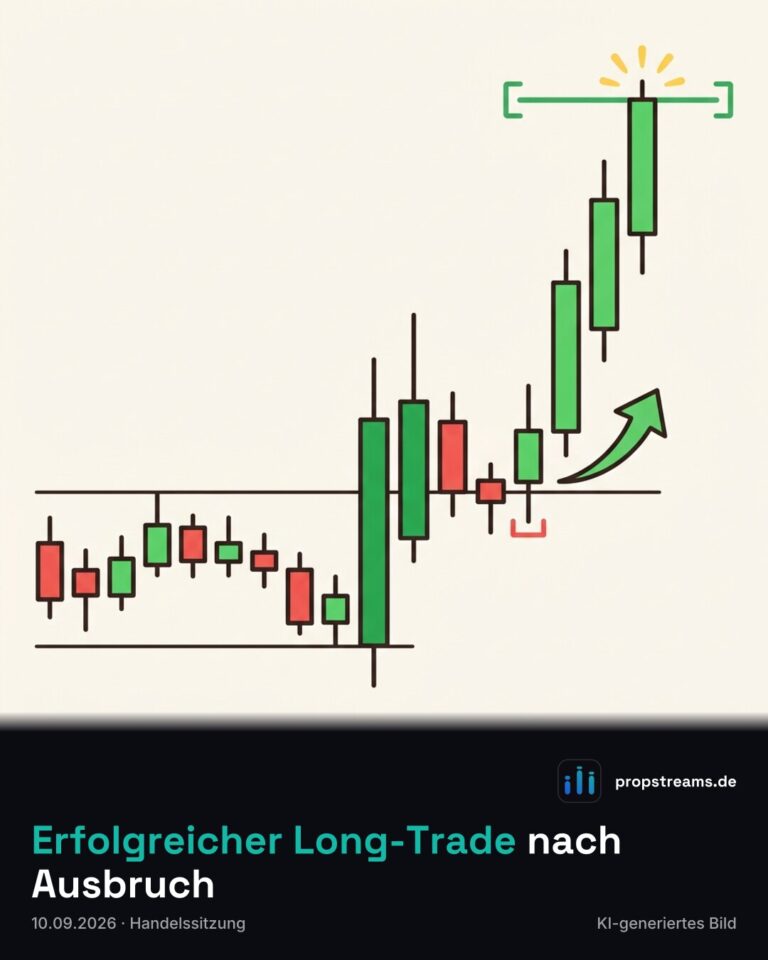Erfolgreicher Long-Trade nach Ausbruch