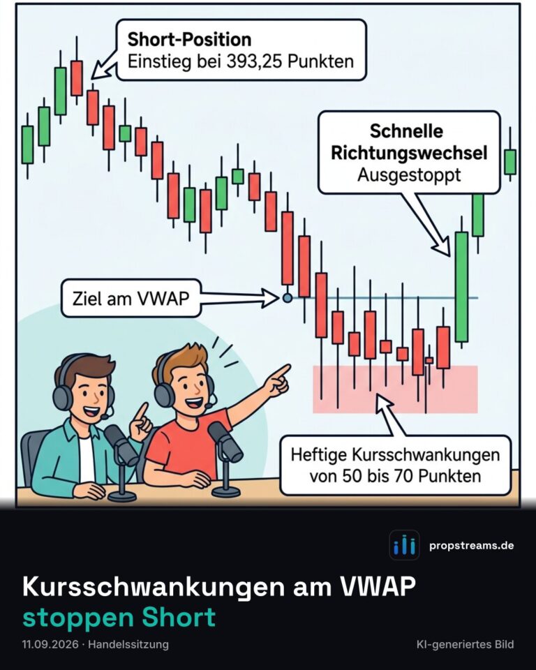 Kursschwankungen am VWAP stoppen Short
