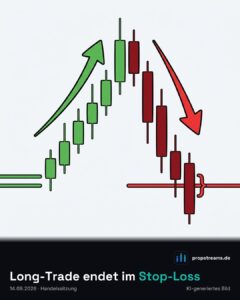 Long-Trade endet im Stop-Loss