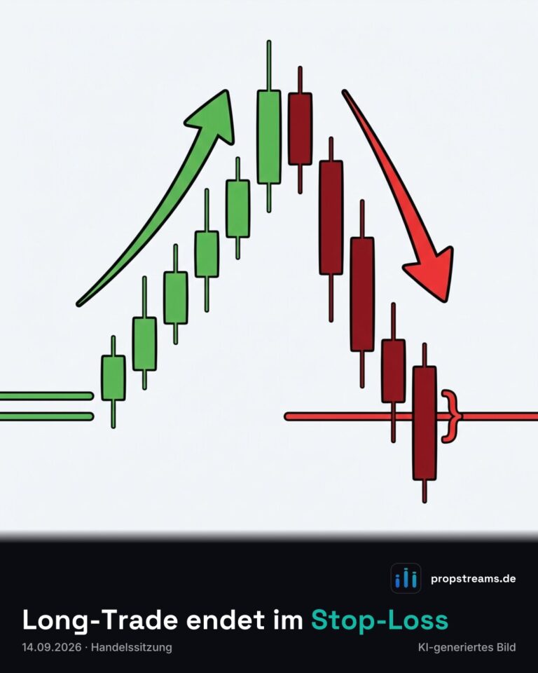 Long-Trade endet im Stop-Loss