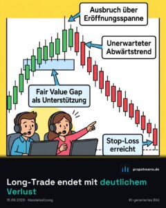 Long-Trade endet mit deutlichem Verlust