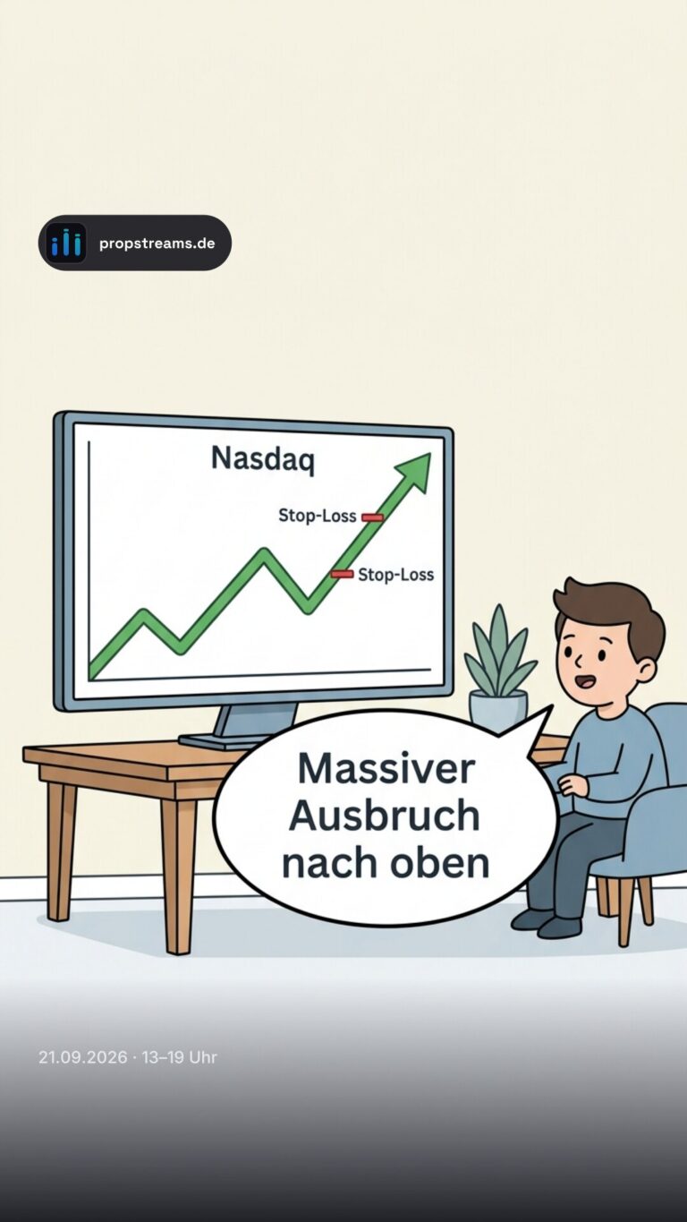 Massiver Ausbruch nach oben
