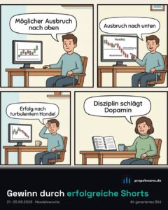 Gewinn durch erfolgreiche Shorts