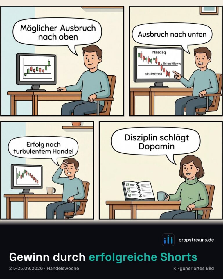 Gewinn durch erfolgreiche Shorts