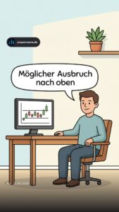 Möglicher Ausbruch nach oben