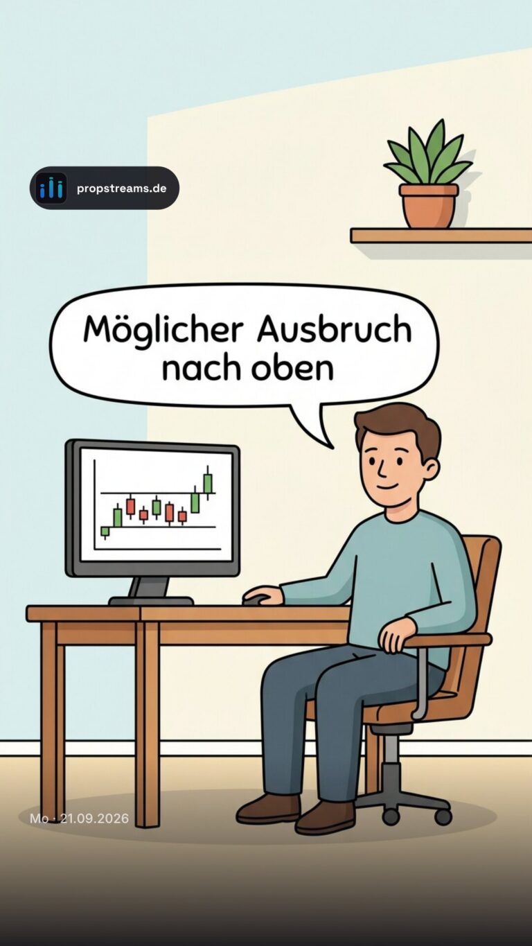 Möglicher Ausbruch nach oben