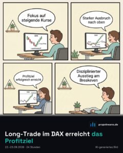 Long-Trade im DAX erreicht das Profitziel