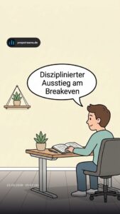 Disziplinierter Ausstieg am Breakeven