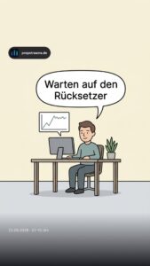 Warten auf den Rücksetzer