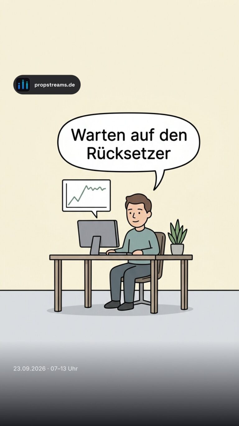 Warten auf den Rücksetzer