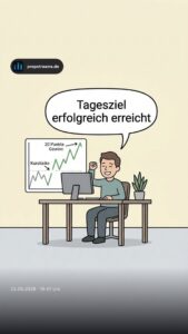 Tagesziel erfolgreich erreicht