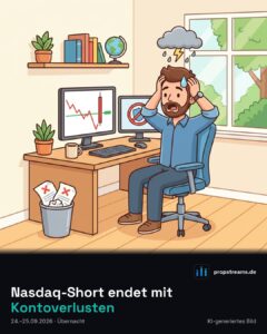 Nasdaq-Short endet mit Kontoverlusten