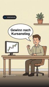 Gewinn nach Kursanstieg