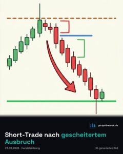 Short-Trade nach gescheitertem Ausbruch