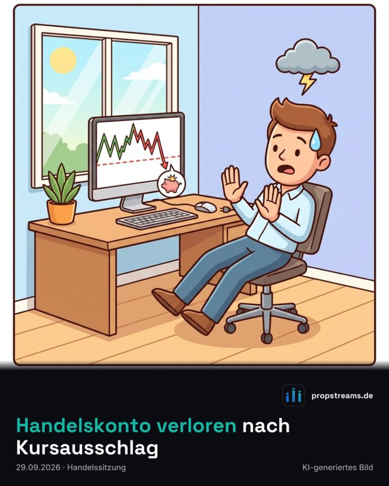 Handelskonto verloren nach Kursausschlag