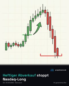 Heftiger Abverkauf stoppt Nasdaq-Long
