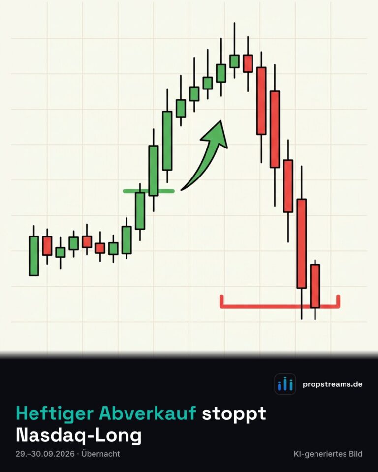 Heftiger Abverkauf stoppt Nasdaq-Long