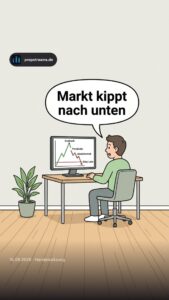 Markt kippt nach unten