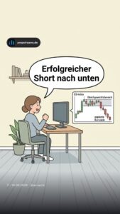 Erfolgreicher Short nach unten