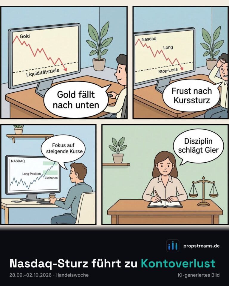 Nasdaq-Sturz führt zu Kontoverlust