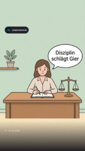 Disziplin schlägt Gier