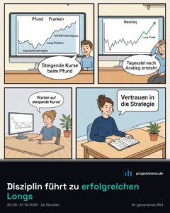 Disziplin führt zu erfolgreichen Longs