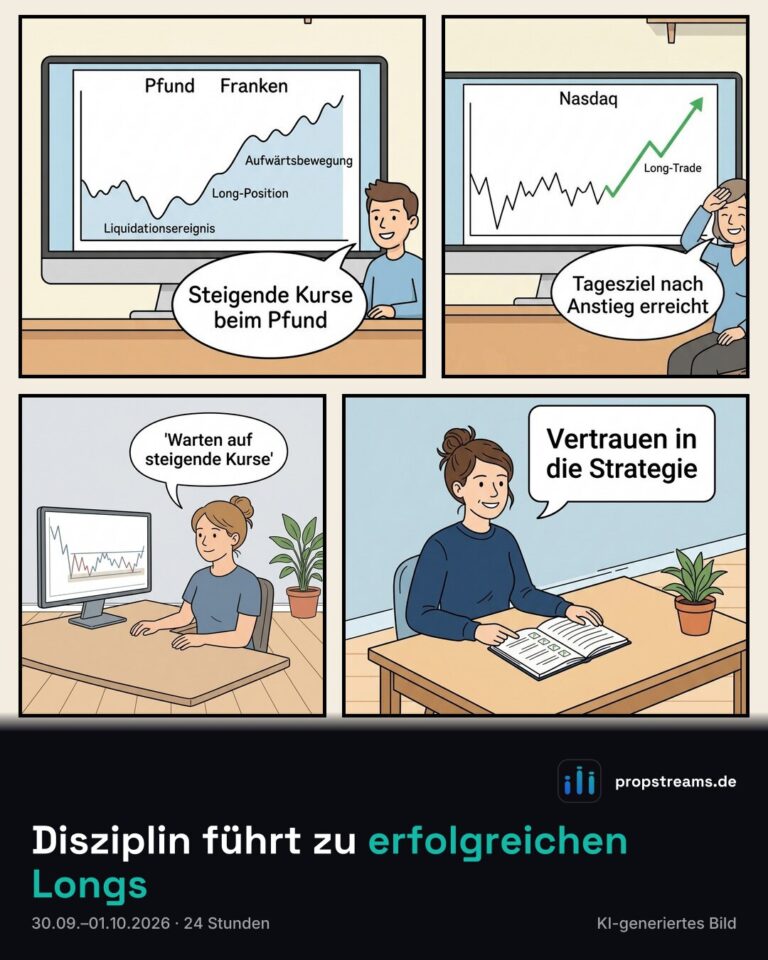 Disziplin führt zu erfolgreichen Longs