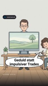 Geduld statt impulsiver Trades