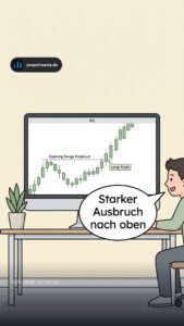 Starker Ausbruch nach oben