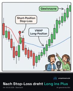 Nach Stop-Loss dreht Long ins Plus