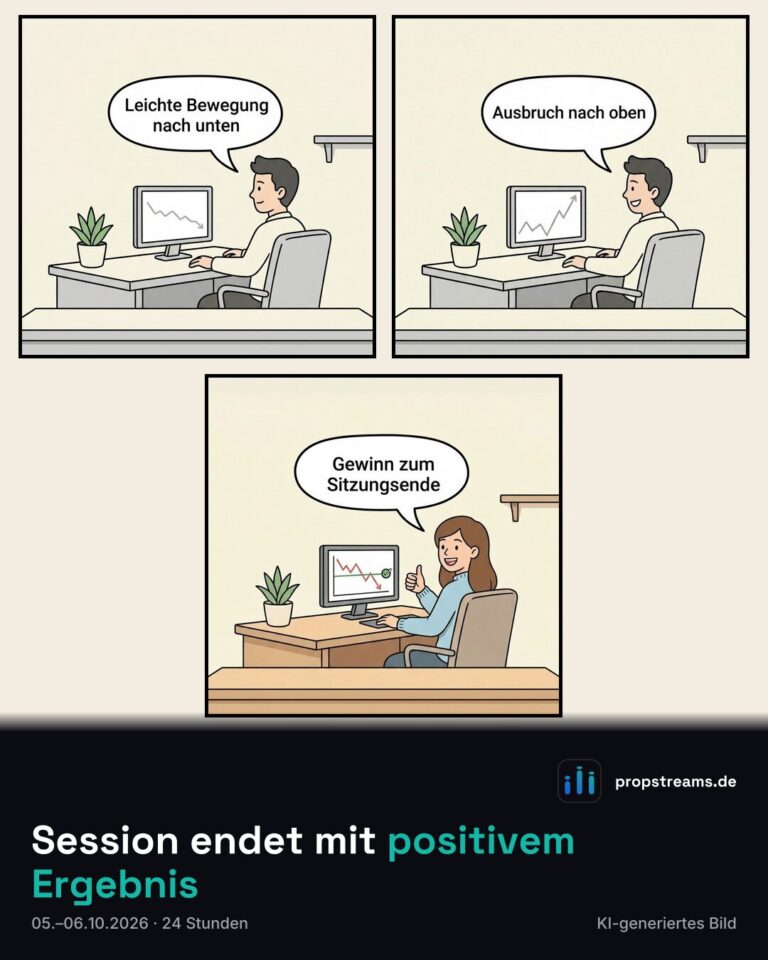 Session endet mit positivem Ergebnis