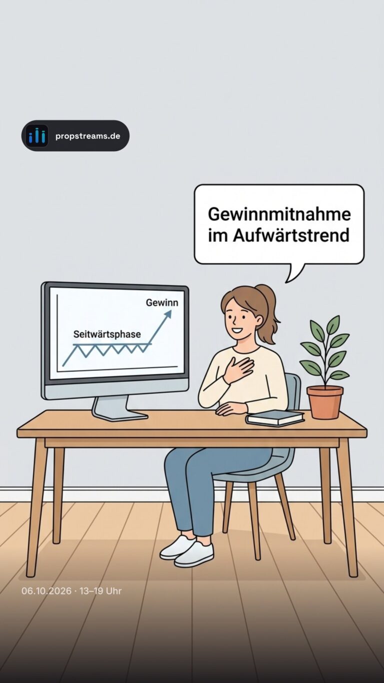 Gewinnmitnahme im Aufwärtstrend