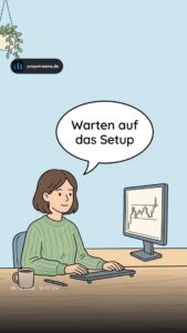 Warten auf das Setup