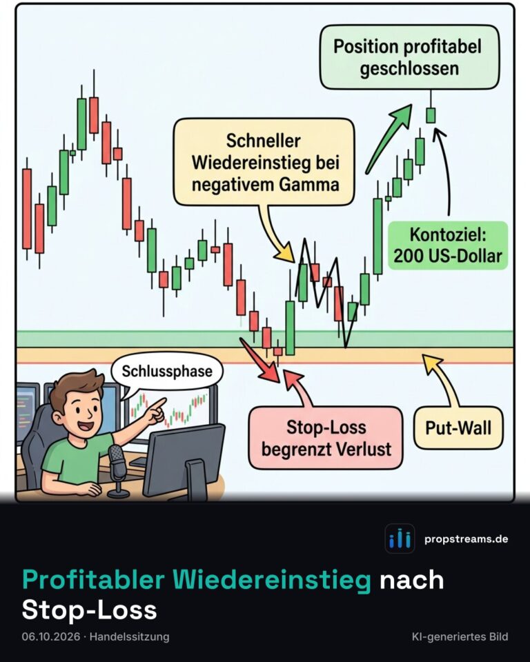 Profitabler Wiedereinstieg nach Stop-Loss