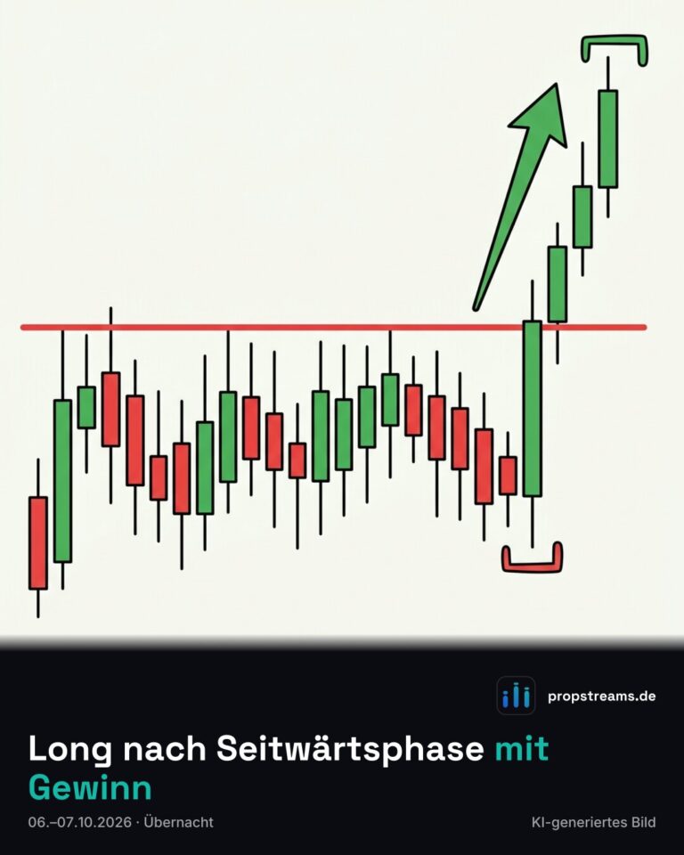Long nach Seitwärtsphase mit Gewinn