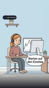 Warten auf den Einstieg
