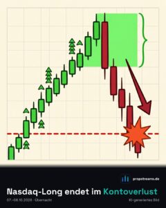 Nasdaq-Long endet im Kontoverlust
