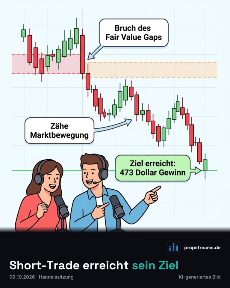 Short-Trade erreicht sein Ziel