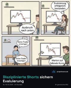 Disziplinierte Shorts sichern Evaluierung