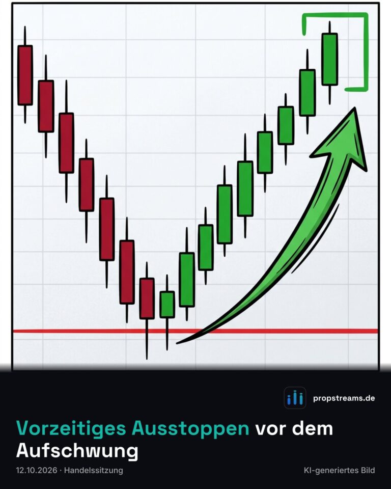 Vorzeitiges Ausstoppen vor dem Aufschwung