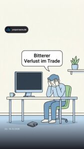 Bitterer Verlust im Trade