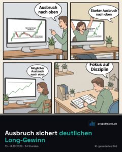 Ausbruch sichert deutlichen Long-Gewinn